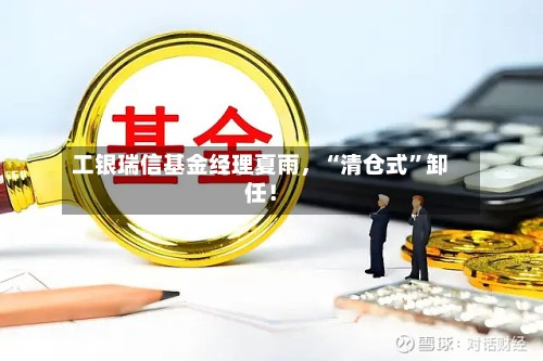 工银瑞信基金经理夏雨，“清仓式”卸任！-第2张图片